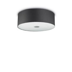Plafon Woody PL5 122212 NOWOCZESNY IP20 E27 METAL  Ideal Lux OKRĄGŁA OPRAWA 