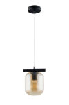 Lampa wisząca GLOSS 1 SIGMA 32249 BURSZTYNOWY SZKLANY KLOSZ - 2
