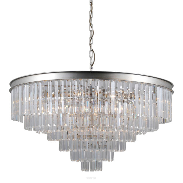 Lampa wisząca VERDES PND-44372-14-CHMP-GLD Italux Imponująca szampańska złota