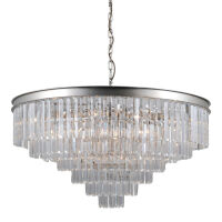 Lampa wisząca VERDES PND-44372-14-CHMP-GLD Italux Imponująca szampańska złota