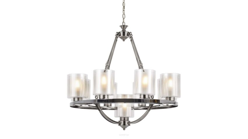 LAMPA WISZĄCA LOFT CHROMOWANA SANTINI W9 LDP 1220-9 (CHR)