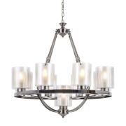 LAMPA WISZĄCA LOFT CHROMOWANA SANTINI W9 LDP 1220-9 (CHR)