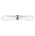 Plafon kinkiet ESKOLA TH.015CZ Sollux Lighting druciany loftowy 140cm - 3