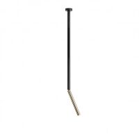 Lampa sufitowa STICK BLACK/GOLD L złoto czarna tuba ALDEX 1067PL_G1_L  