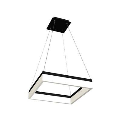 Lampa wisząca NERO ML081 MILAGRO Prosta i minimalistyczna w  kształcie kwadratu LED