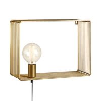 Kinkiet SHELF Złoty 1L 107815