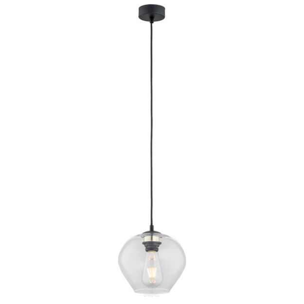 Lampa wisząca KALIMERA 4041 Argon Transparentna szklana śr. 20 cm