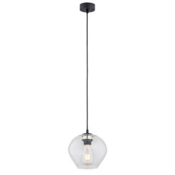 Lampa wisząca KALIMERA 4041 Argon Transparentna szklana śr. 20 cm