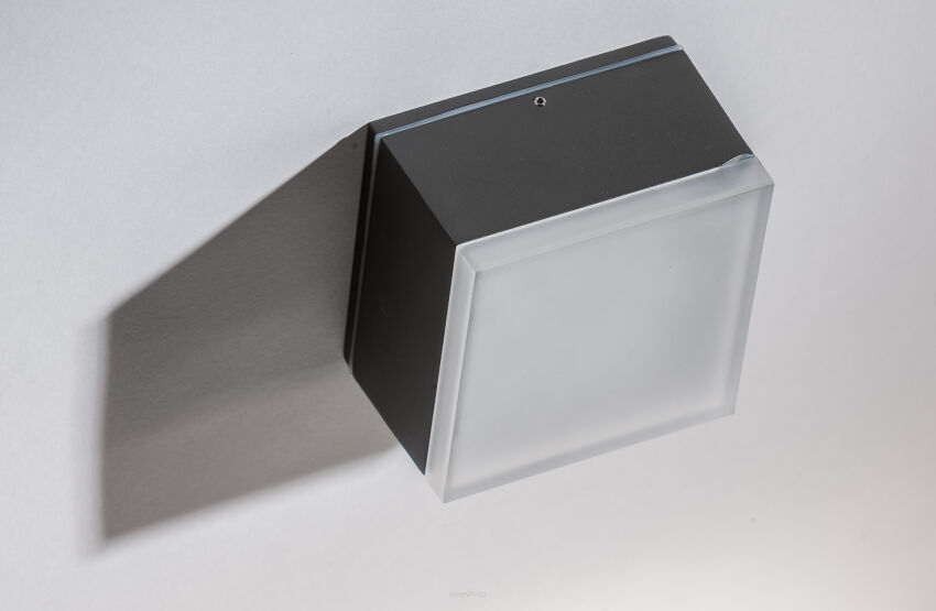 Oprawa natynkowa APULIA S DGR AZ4338 AZZARDO kwadratowa wys. 7.4 cm funkcjonalna IP54 szara