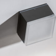 Oprawa natynkowa APULIA S DGR AZ4338 AZZARDO kwadratowa wys. 7.4 cm funkcjonalna IP54 szara