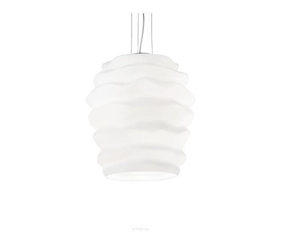 Lampa wisząca Karma SP1 Big 132365 NOWOCZESNY IP20 SZKŁO Ideal Lux oprawa wisząca w kolorze białym 