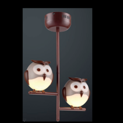 Lampa wisząca dziecięca OWL źródła światła G9 ML244 MILAGRO