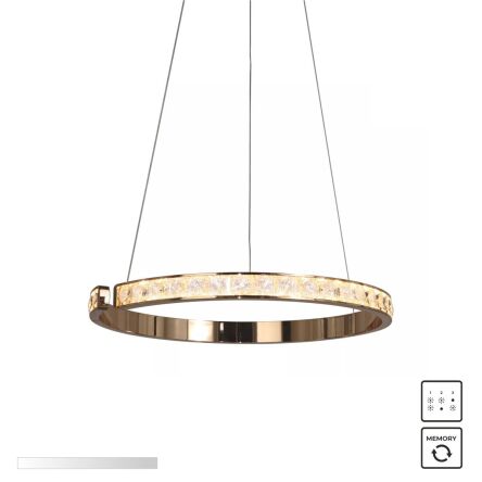 MD4996-1-3GBD MURIEL LAMPA WISZĄCA CZARNO-ZŁOTA/BLACK-GOLD ZUMALINE