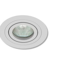 OPRAWA SUFITOWA OKRĄGŁA BIAŁA PODTYNKOWA  RUCHOMA GU10 004