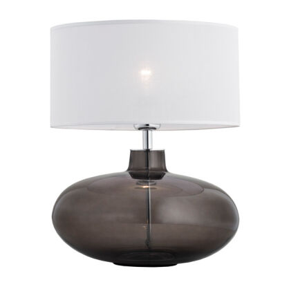 Lampa stołowa SEKWANA Argon Podstawa z dymionego szkła 4 klosze do wyboru