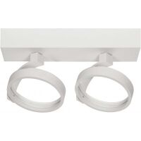 Lampa sufitowa reflektor SELM II 457631 LEDdom podwójny biały