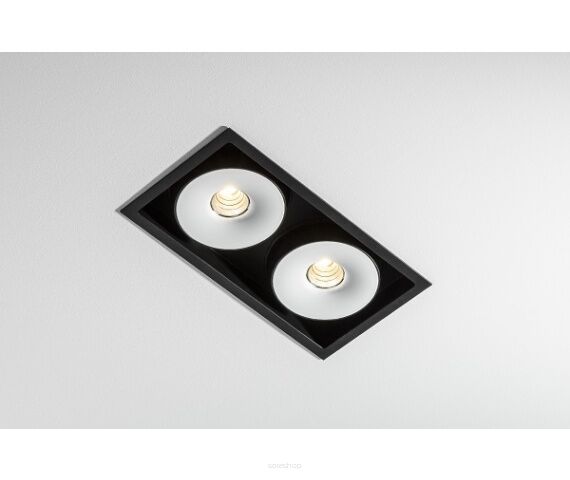 Oprawa sufitowa wpuszczana Multiva Evo 115.2 edge.LED 6.5W On-Off Labra 4.1829 Podwójna 30cm 