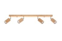 Oprawa sufitowa BERG 4 SL.1042 SOLLUX LIGHTING drewniana listwa - 3