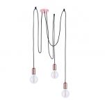 Lampa wisząca   STUDIO miedziana 3lt ENDON LIGHTING 76579   - 2
