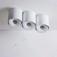 Oprawa natynkowa Nex 3 NT edge.LED CRI80 Labra  3.0690   tuba 13,4 cm wysokości LED techniczna potrójna  ruchome pierścienieróżne kolory