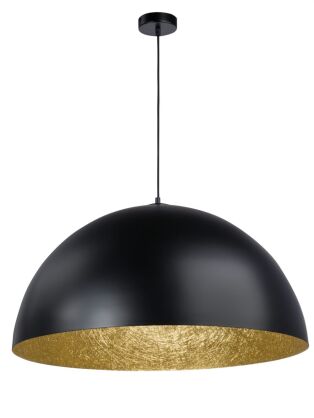 Lampa wisząca SFERA 50 SIGMA 30137 CZARNA/ZŁOTA 50 CM