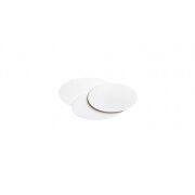 Lampa ścienna Kinkiet Clover oval AZ2998 AZzardo geometryczna oprawa w kolorze białym elipsy