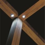 Lampa zewnętrzna GRUND 001 ELKIM Do zabudowania  LED okrągła kolor aluminium IP65  - 2