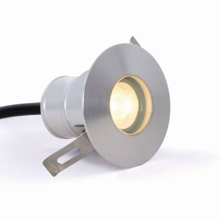Lampa zewnętrzna GRUND 001 ELKIM Do zabudowania  LED okrągła kolor aluminium IP65 