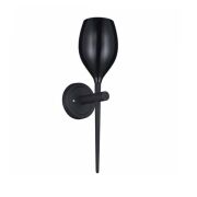 Kinkiet Izza Shiny Black AZzardo MB1288-1BL AZ0098 czarny  klosz w kształcie kielicha nowoczesny