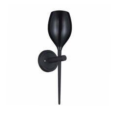 Kinkiet Izza Shiny Black AZzardo MB1288-1BL AZ0098 czarny  klosz w kształcie kielicha nowoczesny