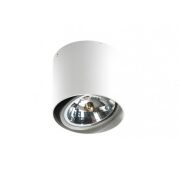 Lampa sufitowa natynkowa ALIX 12V White GM4110 WH  AZ1356 Azzardo techniczna biała tuba na źródło światła G53 okrągła 　