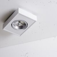 Oprawa natynkowa Lava X1 NT 50W Labra 3.0401 prostokątna 7 cm wysokości techniczna różne kolory wykończenia QR111