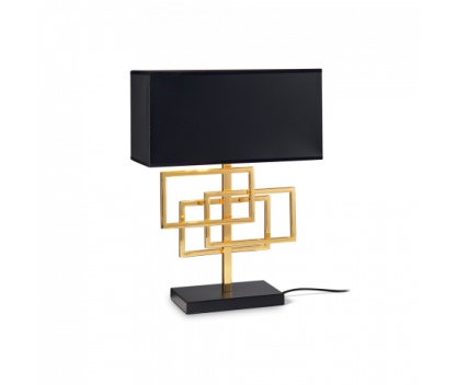 Lampa stołowa Luxury TL1 201115 NOWOCZESNY IP20 E27 METAL TWORZYWO SZTUCZNE Ideal Lux nowoczesna oprawa w kolorze mosiądzu