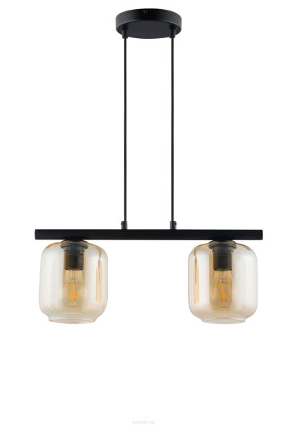 Lampa wisząca GLOSS 2 SIGMA 32251 bursztynowe klosze E27