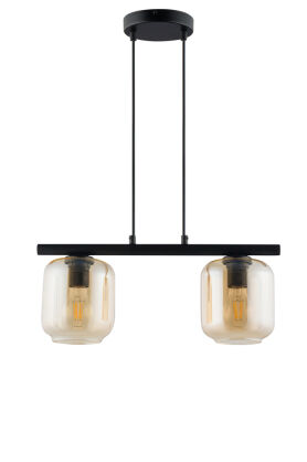 Lampa wisząca GLOSS 2 SIGMA 32251 bursztynowe klosze E27
