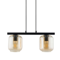 Lampa wisząca GLOSS 2 SIGMA 32251 bursztynowe klosze E27
