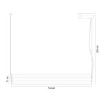 1236 COMO LAMPA WISZĄCA TYTAN ZUMALINE - 7