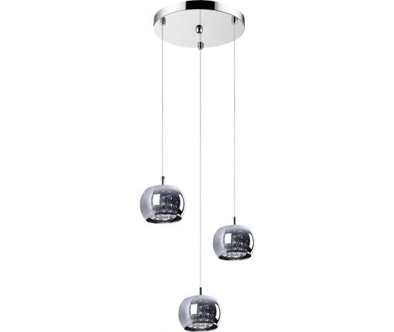 LAMPA WISZĄCA ZUMA LINE CRYSTAL PENDANT P0076-03M-B5FZ KRYSZTAŁKI NOWOCZESNA NASTROJOWA SZKLANY KLOSZ 
