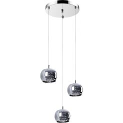 LAMPA WISZĄCA ZUMA LINE CRYSTAL PENDANT P0076-03M-B5FZ KRYSZTAŁKI NOWOCZESNA NASTROJOWA SZKLANY KLOSZ 