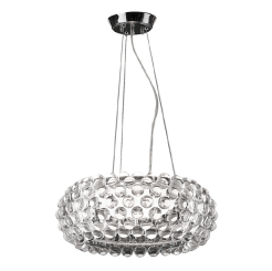 Lampa wisząca ACRYLIO 70 azzardo AZ0059  wykonany z przezroczystych kulek które, przepuszczają światło