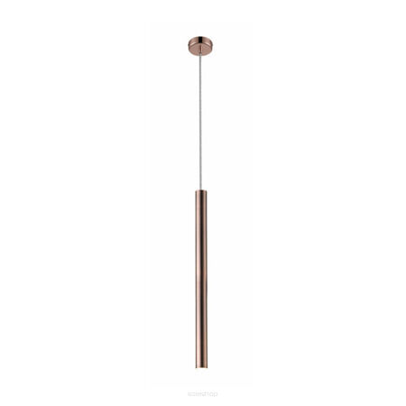 LAMPA WISZĄCA ZUMA LINE LOYA PENDANT P0461-01A-L7L7 TUBA MIEDZIANA DŁUGA LED