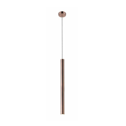 LAMPA WISZĄCA ZUMA LINE LOYA PENDANT P0461-01A-L7L7 TUBA MIEDZIANA DŁUGA LED