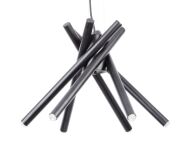 LAMPA WISZĄCA LUMEN 33196 SIGMA CZARNA 6x G9 - 2