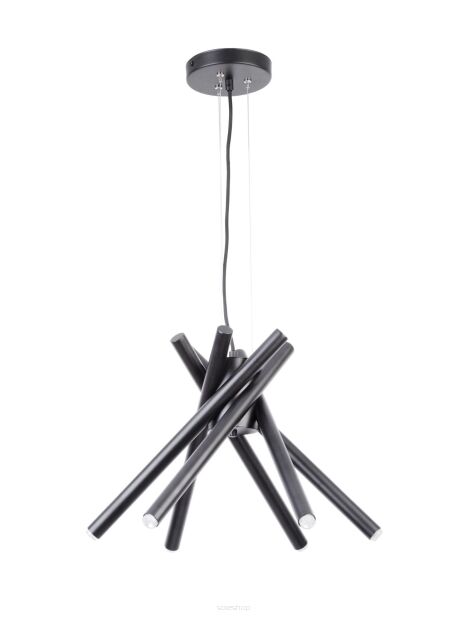 LAMPA WISZĄCA LUMEN 33196 SIGMA CZARNA 6x G9