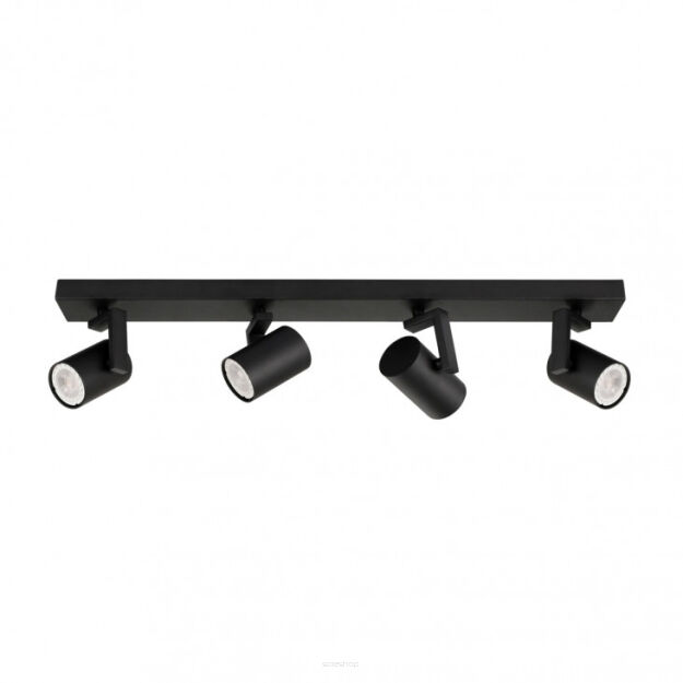 Lampa sufitowa MOLA SPL-2846-4 BL Italux czarna listwa nowoczesna 4x GU10