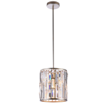Lampa wisząca KYIV - P01110CP cosmolight 25 cm średnica szampańskie złoto - 3