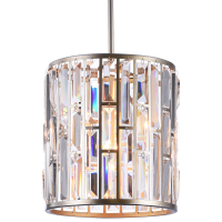 Lampa wisząca KYIV - P01110CP cosmolight 25 cm średnica szampańskie złoto