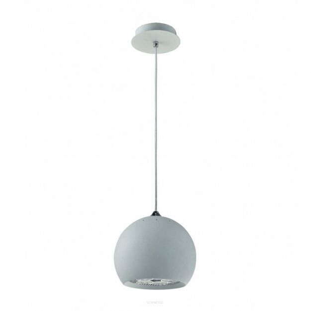 Lampa wisząca Regina WH FH5951BJ-200 WH Italux  ma kolor biały okrągły klosz nowoczesny