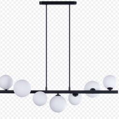 Lampa wisząca SYBILLA 7 Azzardo AZ4406 Nowoczesna czarno-biała