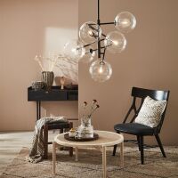 Lampa wisząca ANDREW 6L Czarny/Przezroczysty 107748